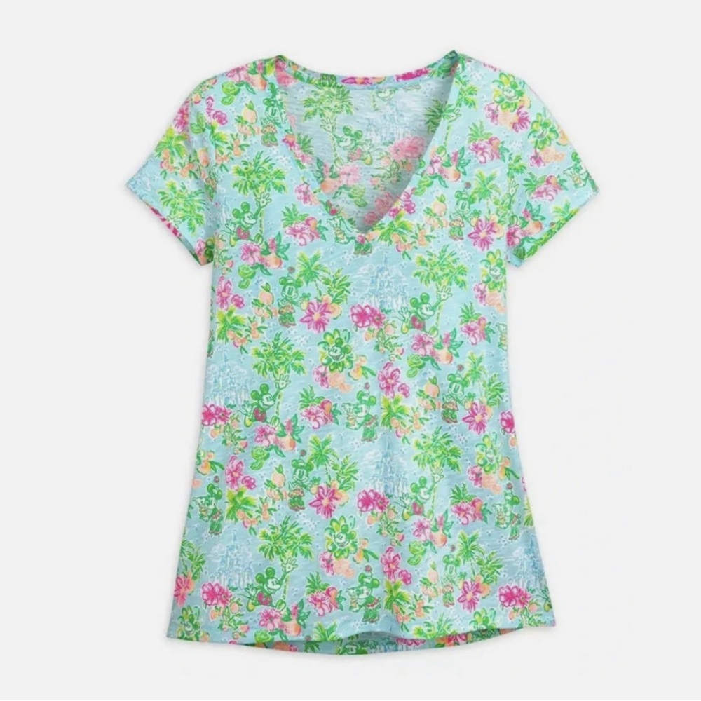 Lilly Pulitzer x Disney Parks Etta V-Neck Shirt